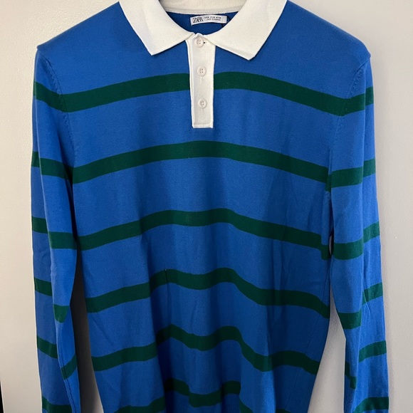 Zara | Sweaters | Striped Rugby Style 